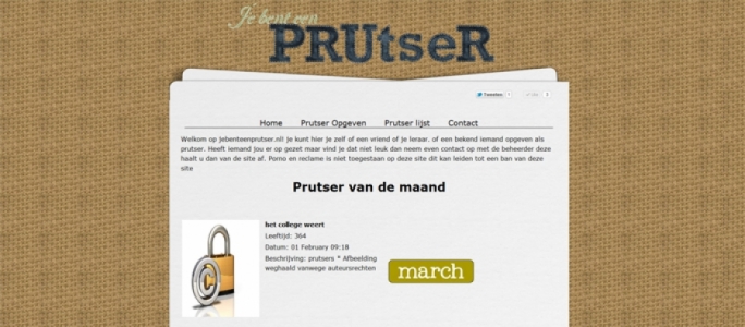 JeBentEenPrutser.NL
